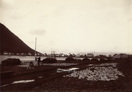 Ísafjarðarkaupstaður, frá Mjósundum.